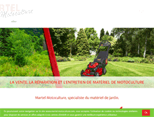 Tablet Screenshot of martel-motoculture.com